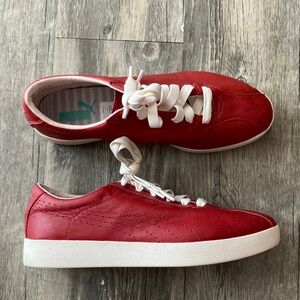 Puma Red Sneakers. Size 5.5 Men’s, 8 Women’s.